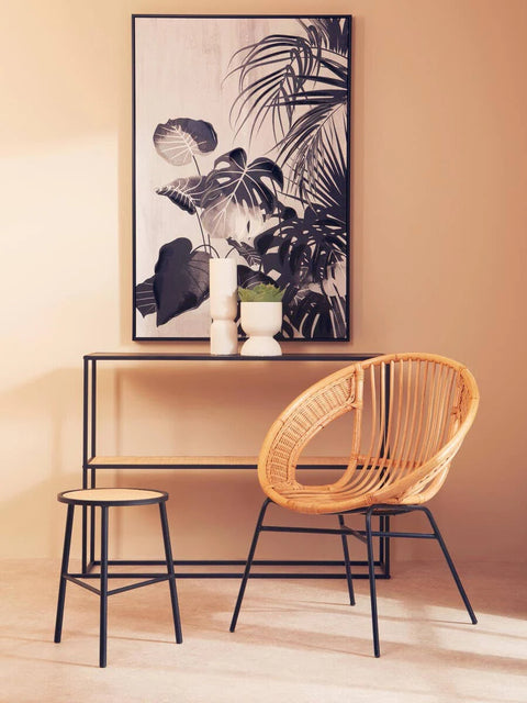 Premier Housewares Rattan Stool