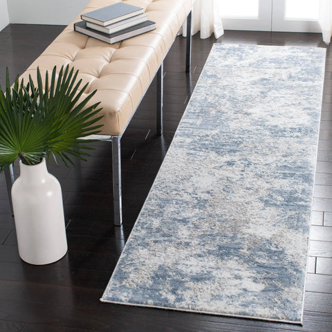 SAFAVIEH Modern Abstract Rug for Living Room, Dining Room, Bedroom Amelia Collection, Short Pile