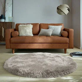 Dunelm Jewel Shaggy Round Rug