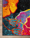 Unique Loom Lyon Collection Colorful Modern Floral Garden Area Rug
