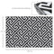 Outsunny 4' x 6' Outdoor Reversible Rug