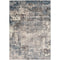 Albryna Grey Blue Elephant Abstract Area Rug