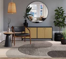 Asiatic Muse Grey Retro Rug MU14