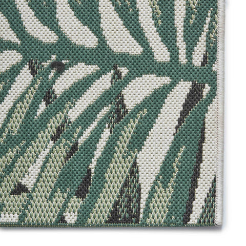 Dunelm Miami Leaf Print Indoor/Outdoor Rug