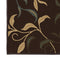 Ottomanson Ottohome Collection Contemporary Leaves Design Rubber Back Area Rug