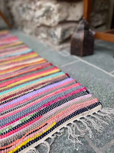 Second Nature Shabby Chic Rag Rug