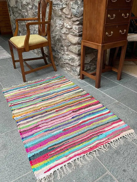 Second Nature Shabby Chic Rag Rug
