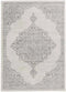 The Rugs Grey Vintage Design Living Room Rug
