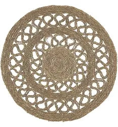 Likewise Rugs & Matting Seagrass Circle Rug