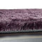 Origins Glamour Shimmer Blush Ridged Shaggy Rug 120x170cm Pink