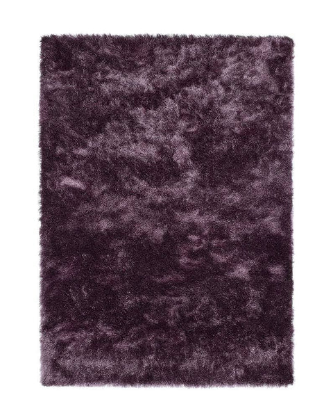 Origins Glamour Shimmer Blush Ridged Shaggy Rug 120x170cm Pink