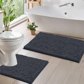 LuxUrux Bath Mat Extra-Soft Plush Bath Shower Bathroom Rug