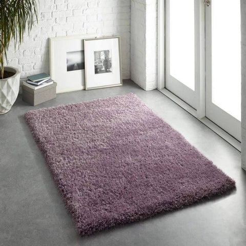 Chicago Collection Shaggy Lavender Rug
