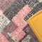 Retro Pink Mottled Shaggy Living Room Rug