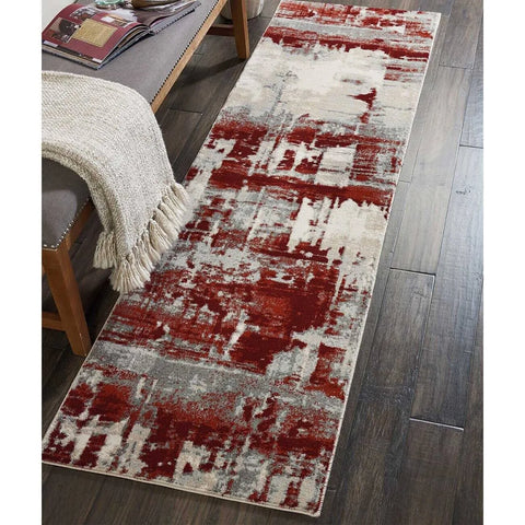 Nourison Maxell MAE14 Ivory Red Rug