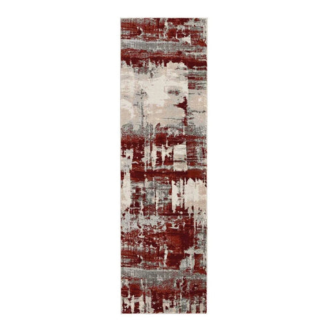Nourison Maxell MAE14 Ivory Red Rug