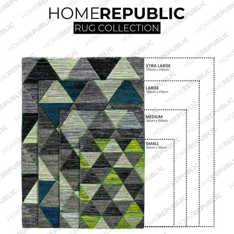 Home Republic Vision Geometric Carved Rug