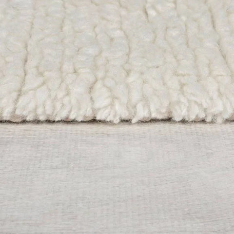 The Edited Life Shaggy Wool Minimalist Rug