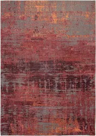 Louis De Poortere Rug Atlantic Streaks 9125 Nassau Red