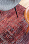 Louis De Poortere Rug Atlantic Streaks 9125 Nassau Red