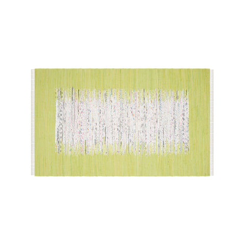 SAFAVIEH Modern Rug for Living Room, Dining Room, Bedroom Montauk Collection, Short Pile, in Ivory and Teal