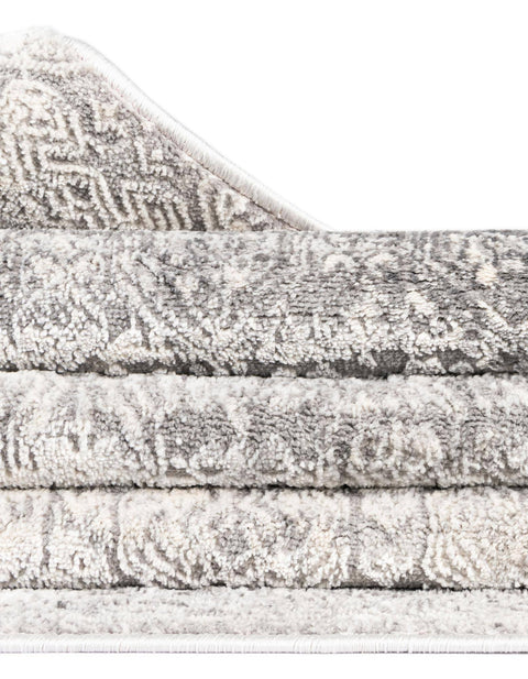 Finsbury Gray Abstract Geometric Area Rug