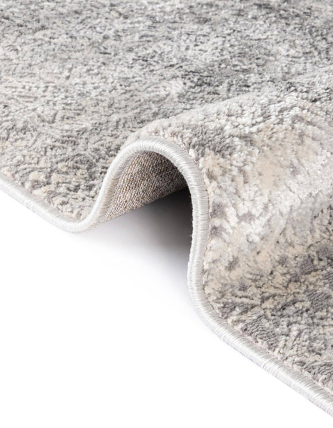 Finsbury Gray Abstract Geometric Area Rug