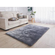 Deluxe Shaggy Rug - Grey / 150cm / 90cm