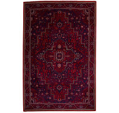 Think Rugs Dubai 62101 Red Traditional Rug