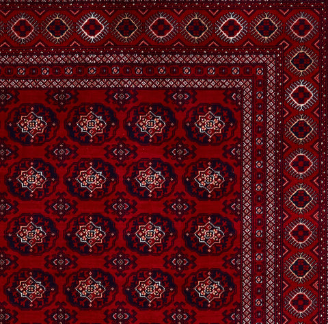 Think Rugs Dubai 62101 Red Traditional Rug