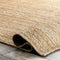 nuLOOM Hand Made Contemporary Modern Simple Braided Jute Area Rug