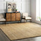 nuLOOM Hand Made Contemporary Modern Simple Braided Jute Area Rug