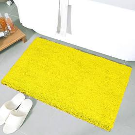 Ebern Designs Gracehill Super Soft Shaggy Vibrant Yellow Rug