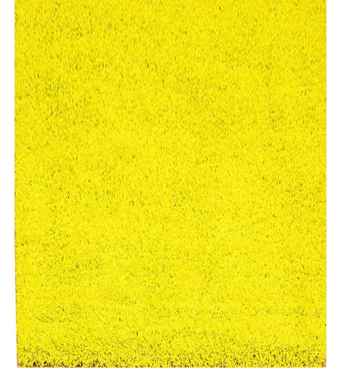 Ebern Designs Gracehill Super Soft Shaggy Vibrant Yellow Rug