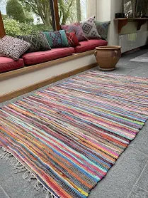 Second Nature Online Shabby Chic Rag Rug