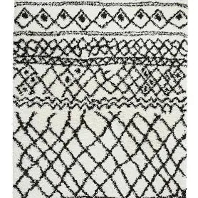 Scandi Berber G274 Rug White Black