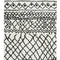 Scandi Berber G274 Rug White Black