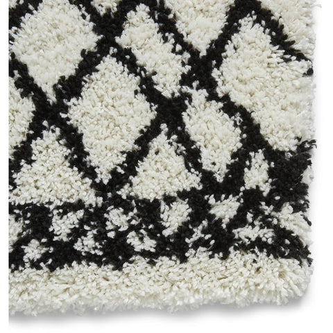 Scandi Berber G274 Rug White Black