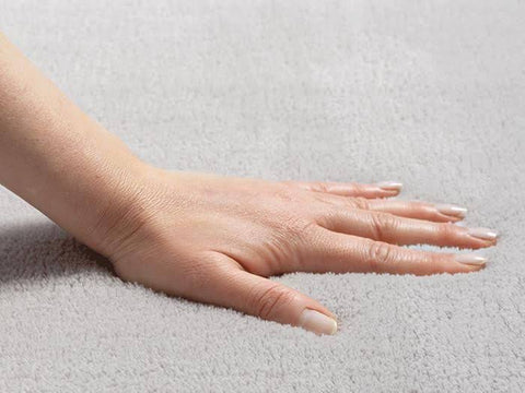 The Carpet Relax Modern Rug Fluffy Short Pile Non-Slip Underside Washable up to 30°C