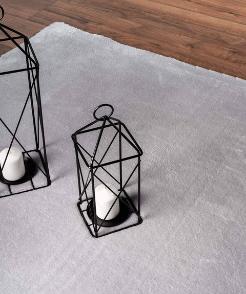 The Carpet Relax Modern Rug Fluffy Short Pile Non-Slip Underside Washable up to 30°C