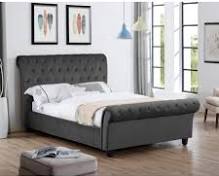 Heartlands Furniture Casablanca Serenity Velvet Double Bed