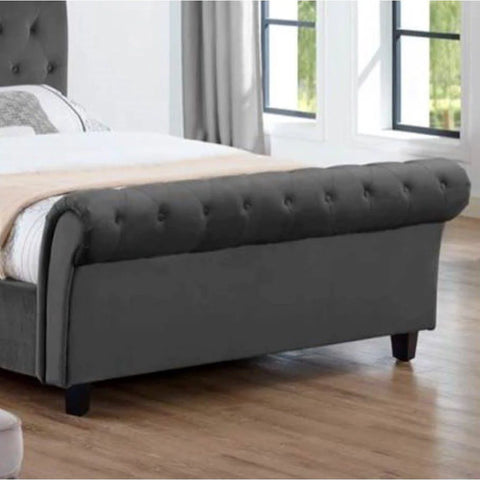 Heartlands Furniture Casablanca Serenity Velvet Double Bed