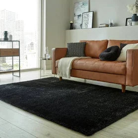Dunelm Indulgence Shaggy Rug Industrial