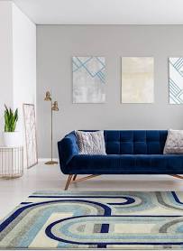 Asiatic Nova NV30 Retro Blue Rug