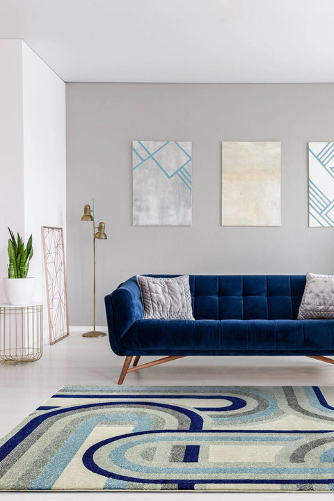 Asiatic Nova NV30 Retro Blue Rug