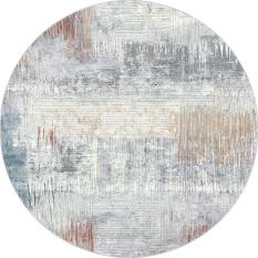 Mercury Row Gilberton Abstract Round Area Rug