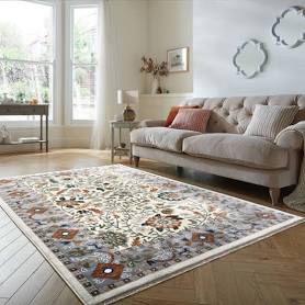 Dunelm Delilah Floral Traditional Rug