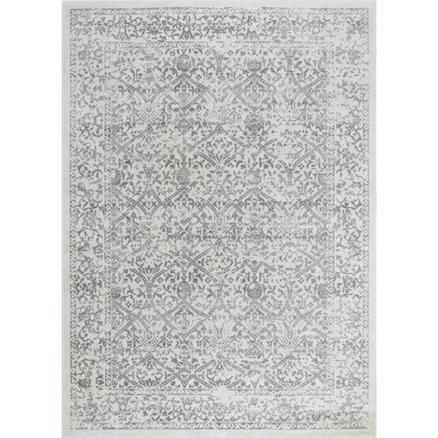 Mistana Power Loom Grey/ Cream Area Rug