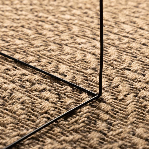 vidaXL Rug ZIZUR 240x340 cm Jute Look Indoor and Outdoor
