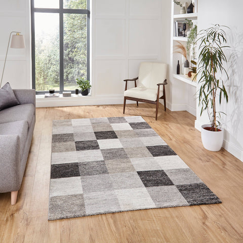 Think Rugs Milano 20623 Beige Geometric Rug